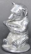 VINTAGE 20TH CENTURY BEAR CHROME CAR MASCOT