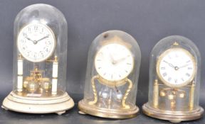 COLLECTION OF THREE MID 20TH CENTURY ANNIVERSARY CLOCKS