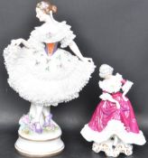 20TH CNETURY VOLKSTEDT RUDOLSTADT DRESDEN PORCELAIN FIGURINE