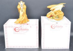 ENCHANTICA OROLAN WIZARD & ARANGAST DRAGON FIGURES