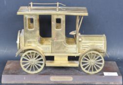 VINTAGE BRASS CLASSIC CAR ORNAMENT