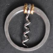 STAINLESS STEEL CARTIER CORKSCREW WINE BOTTLE OPENER