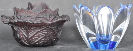 ORREFORS - MAYFLOWER - RETRO VINTAGE MID 20TH CENTURY SCANDANAVIAN STUDIO ART GLASS VASE