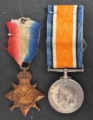 PAIR OF FIRST WORLD WAR MEDALS