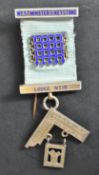 HALLMARKED SILVER SPENCER & CO MASONIC MEDAL
