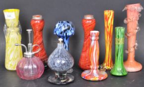 COLLECTION OF MID CENTURY STUDIO ART SOLIFLEUR STEM VASES