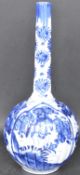 19TH CENTURY BLUE AND WHITE ARITA JAPANESE VASE
