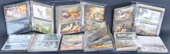 COLLECTION OF 10 POSTCARD ALBUMS - ANIMAL INTEREST