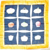 VINTAGE BVLGARI BULGARI DAVIDE PIZZIGONI SILK SCARF