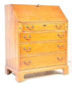 REGENCY REVIVAL YEW WOOD OFFICE BUREAU DESK