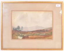 SIR WILLIAM RUSSELL FLINT - WATERCOLOUR OF STONEHAVEN