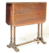EDWARDIAN MAHOGANY SUTHERLAND TABLE
