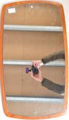 VINTAGE CIRCA 1960S DANISH INSPIRED TEAK MIRROR
