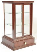 VICTORIAN MAHOGANY SHOP COUNTER DISPLAY CABINET