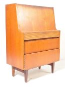 MANNER OF ARCHIE SHINE - MID CENTURY TEAK WOOD BUREAU