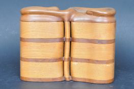 RETRO VINTAGE LATE 20TH CENTURY TEAK SPICE TRAY