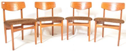 MID 20TH CENTURY TEAK WOOD DINING CHAIRS