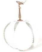 MID 20TH CENTURY 1950S HOLLYWOOD REGENCY PALM LIGHT SHADE