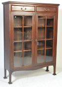 JAS SHOOLBRED lLONDON EDWARDIAN MAHOGANY BOOKCASE