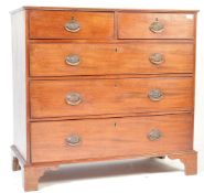 19TH CENTURY GEORGE III MAHOGANY CHEST OF DRAWERS