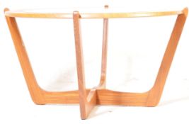 RETRO VINTAGE TEAK VENEER COFFEE TABLE