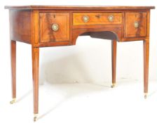 19TH CENTURY GEORGE III MAHOGANY WRITING DESK