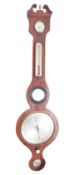 LATE 18TH CENTURY GEORGE III BANJO BAROMETER