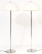 PAIR RETRO 20TH CENTURY SCANDINAVIAN FAGERHULTS FLOOR LAMPS