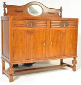 1930'S ART DECO OAK SIDEBOARD - DRESSER BASE
