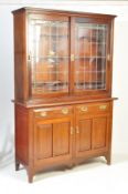 EDWARDIAN ARTS & CRAFTS LIBRARY MAHOGANY BOOKCASE