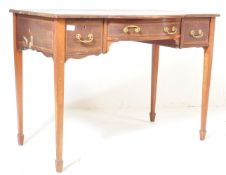 MAPLE & CO LONDON EDWARDIAN WRITING TABLE DESK