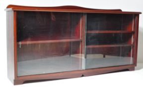 LARGE 20TH CENTURY MAHOGANY LIBRARY BOOKCASE BY ASHLEY