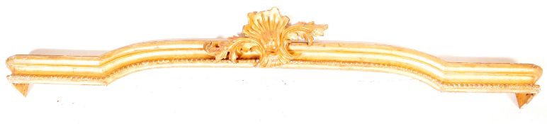 VINTAGE 20TH CENTURY GILT BAROQUE PELMET