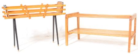 TWO VINTAGE RETRO MID 20TH CENTURY PLANT STANDS