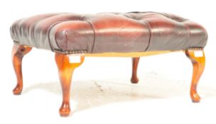 VICTORIAN REVIVAL CHESTERFIELD FOOTSTOOL