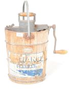 VINTAGE 20TH CENTURY ADVERTISING RELIANCE ICE CREAM CHURN
