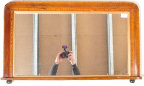 VICTORIAN 19TH CENTURY OVERMANTEL MIRROR