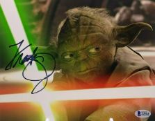 STAR WARS - FRANK OZ (YODA) - SCARCE SIGNED 8X10