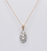 HAND OF HAMSA PENDANT NECKLACE