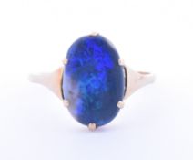 9CT GOLD & OPAL DRESS RING
