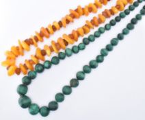 TWO VINTAGE NECKLACES