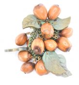 1930S MIRIAM HASKELL FRANK HESS BROOCH PIN