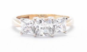 9CT GOLD CZ DRESS RING