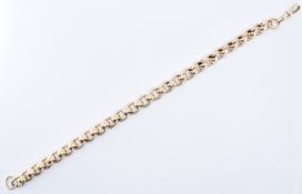 9CT GOLD FANCY LINK BRACELET