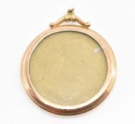 VICTORIAN 9CT GOLD OPEN FACED LOCKET PENDANT