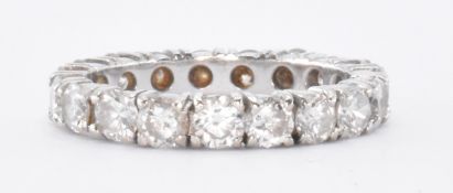 14CT WHITE GOLD & DIAMOND ETERNITY RING