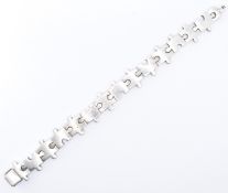 HALLMARKED 925 SILVER JIGSAW BRACELET