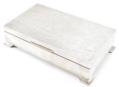 1970S HARMAN BROTHER SILVER CIGARETTE BOX