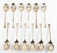 1920S JOSPEH ROGERS SILVER HALLMARKED TEA SPOONS