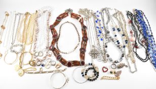COLLECTION OF COSTUME JEWELLERY
